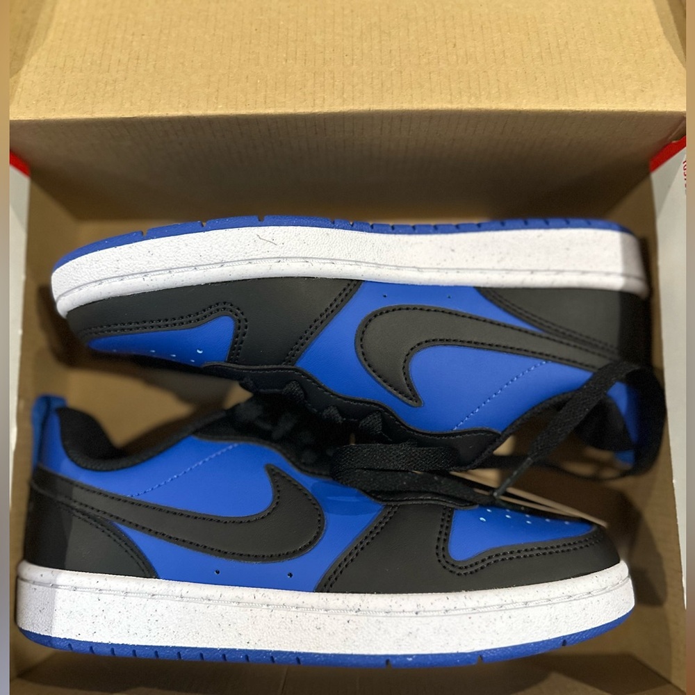 Nike Dunk Low Retro GS “Black Royal Blue” – Kids’ Size